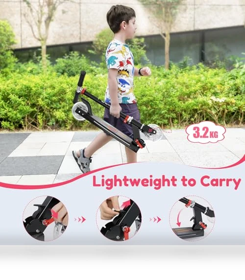 Light Up Kick Scooter — Push Scooters, TONBUX