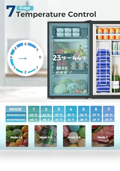 Mini Fridge with Freezer — Mini Fridges, Feelfunn