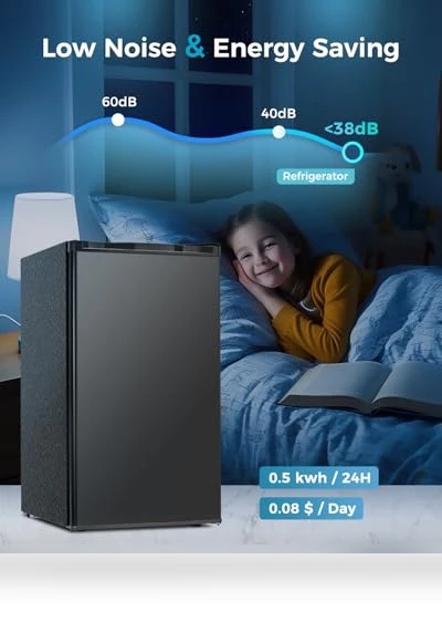 Mini Fridge with Freezer — Mini Fridges, Feelfunn