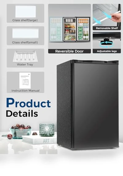Mini Fridge with Freezer — Mini Fridges, Feelfunn