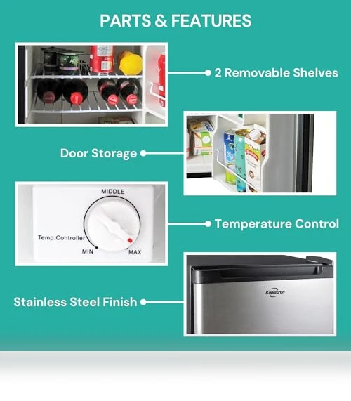 Mini Fridge With Freezer — Coolers & Fridges, Koolatron