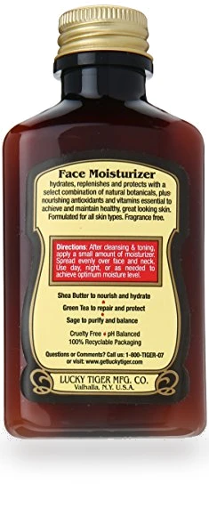 Premium Facial Moisturizer — Creams & Moisturizers, Lucky Tiger