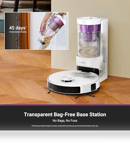 Robot Vacuum with Bagless Self Emptying Station — Vacuums, Eureka