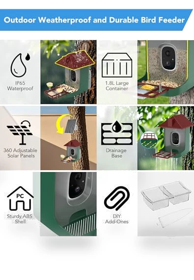 Smart Bird Feeder with Camera — Backyard Birding, Mstulp