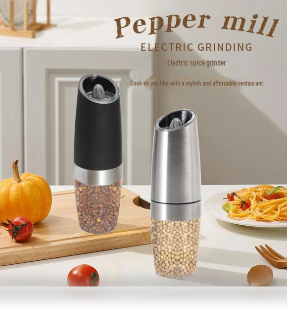 Smart Electric Gravity Mill for Salt and Pepper — Pepper Mills, Perfect choice for your home