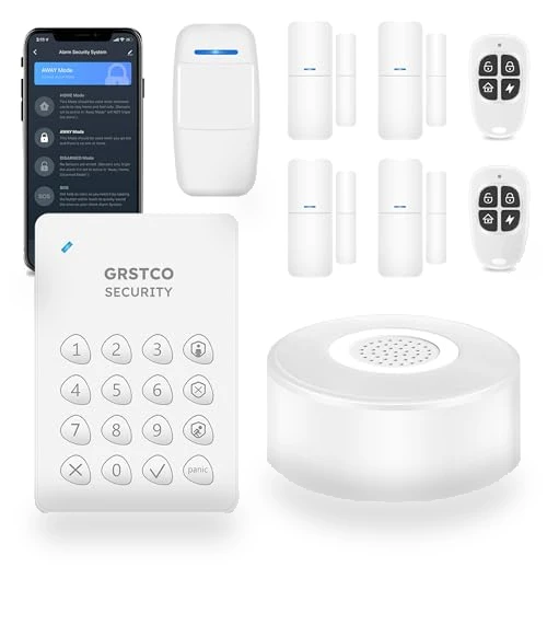 Smart Home Alarm System Wireless 9 Piece-kit — Smart Home Security, GRSICO