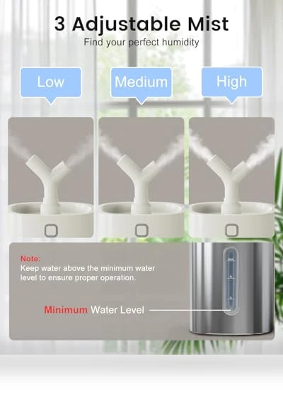 Stainless Steel Humidifier — Air Moisturizers, Feekaa