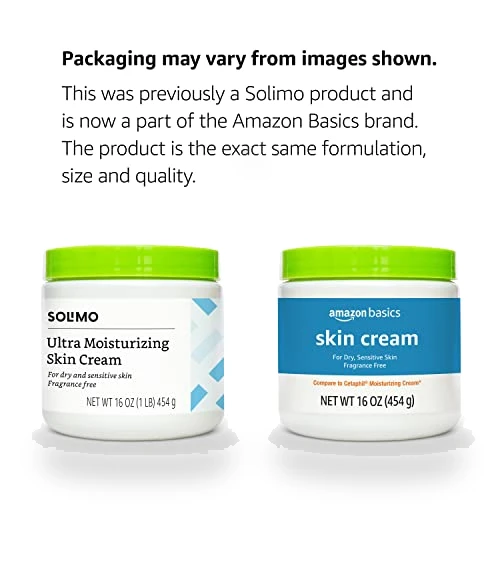 Ultra Moisturizing Skin Cream for Dry & Sensitive Skin — Creams & Moisturizers, Amazon Basics
