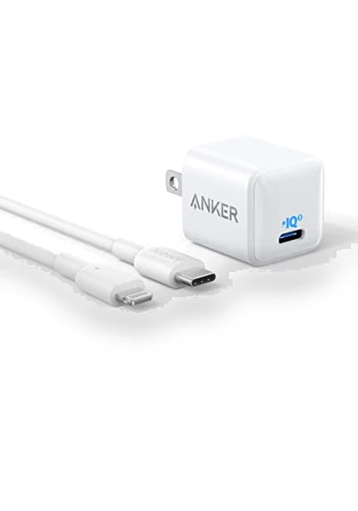 USB C Charger Block with Lightning Cable — Chargers, Anker