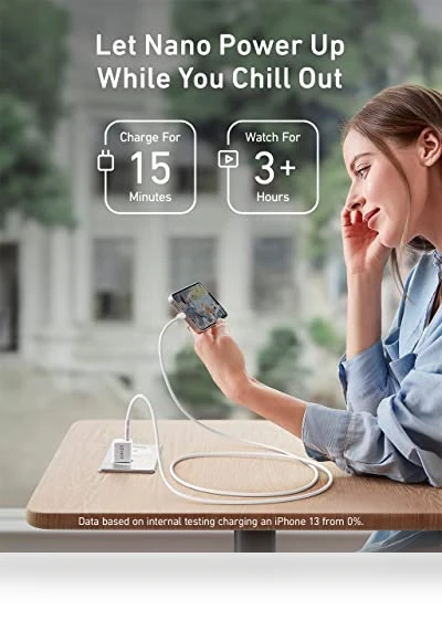USB C Charger Block with Lightning Cable — Chargers, Anker