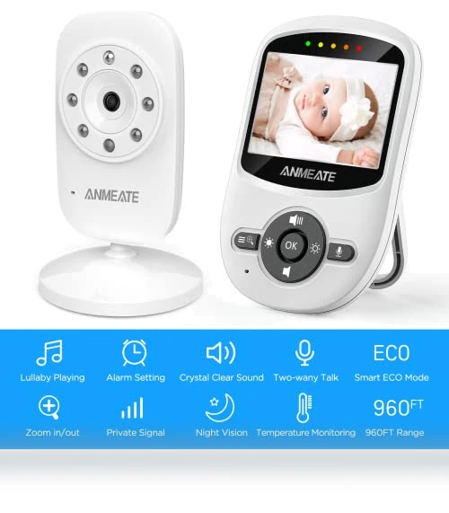 Video Baby Monitor with Digital Camera — Baby Monitors, ANMEATE
