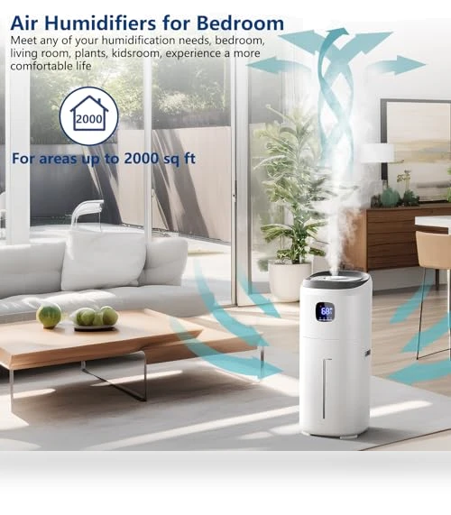 15L Humidifiers for Bedroom Large Room — Air Moisturizers, KZF