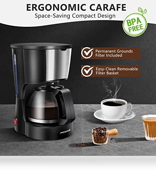 4 Cup Coffee Maker — Brewing Excellence, Aigostar