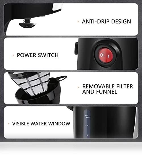 4 Cup Coffee Maker — Brewing Excellence, Aigostar