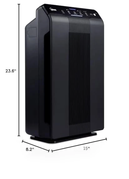 Air Purifier with True HEPA, PlasmaWave and Odor Reducing Washable AOC Carbon Filter — Activated Carbon Air Purifiers, Winix
