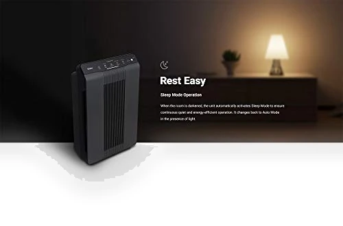 Air Purifier with True HEPA, PlasmaWave and Odor Reducing Washable AOC Carbon Filter — Activated Carbon Air Purifiers, Winix