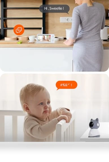 Baby Monitor with Camera and Audio — Baby Monitors, Yeluor