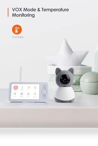 Baby Monitor with Camera and Audio — Baby Monitors, Yeluor