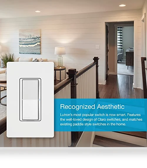 Claro Smart Switch with Wall Plate — Dimmer Switches, Lutron