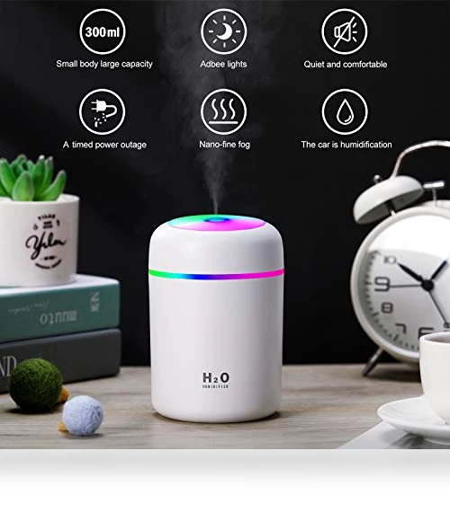 Cool Mist Portable Mini Humidifiers — Air Moisturizers, Mudder