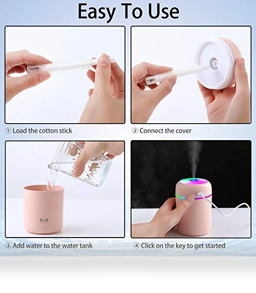 Cool Mist Portable Mini Humidifiers — Air Moisturizers, Mudder