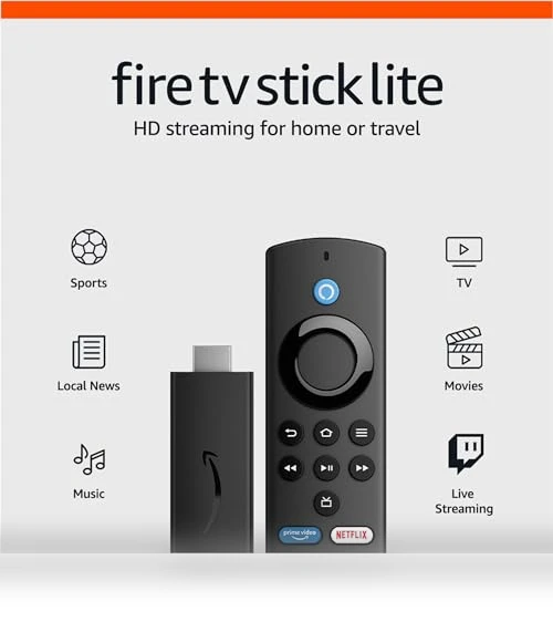 Fire TV Stick Lite — Streaming Devices, Amazon