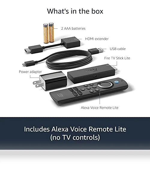 Fire TV Stick Lite — Streaming Devices, Amazon