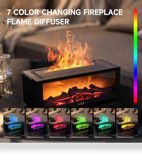 Flame Air Diffuser Humidifier — Air Moisturizers, TMEHM
