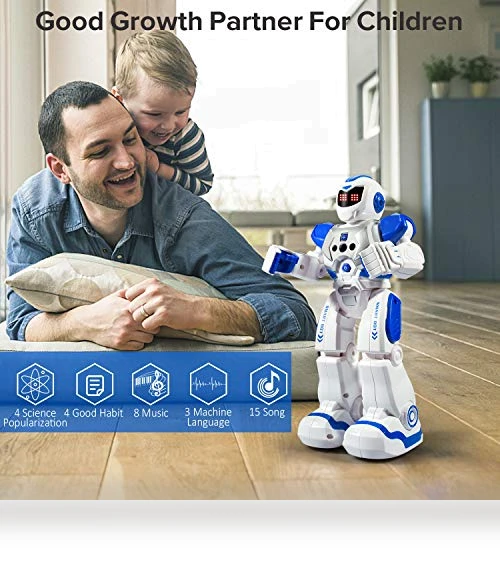 Intelligent Programmable Robot with Infrared Controller — Interactive Figures & Robots, ShanTou Shi ChengHai Qu ZhongYi WanJu ShiYe YouXian GongSi