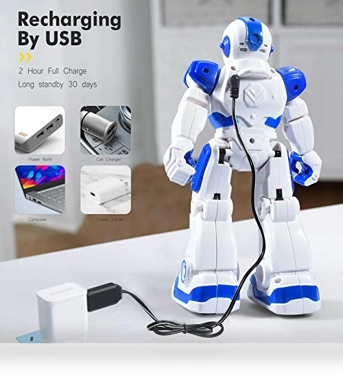 Intelligent Programmable Robot with Infrared Controller — Interactive Figures & Robots, ShanTou Shi ChengHai Qu ZhongYi WanJu ShiYe YouXian GongSi