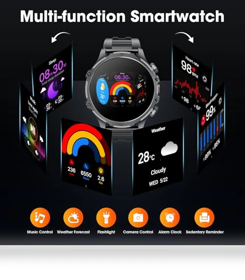 Military Smart Watch for Men — Smartwatches, Mingtawn