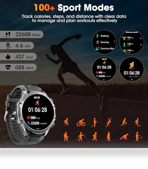 Military Smart Watch for Men — Smartwatches, Mingtawn