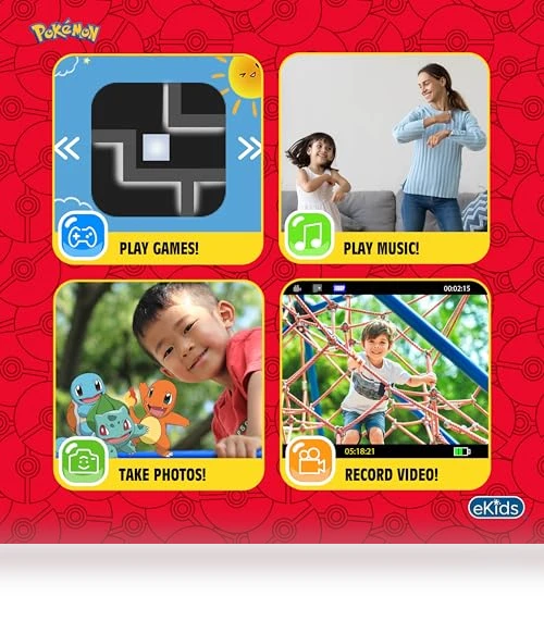 Pokemon Kids Camera — Interactive Learning Devices, eKids