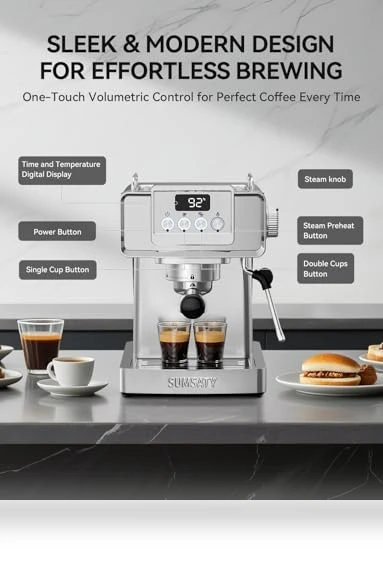Professional Coffee Maker — Coffee & Espresso Combos, SUMSATY