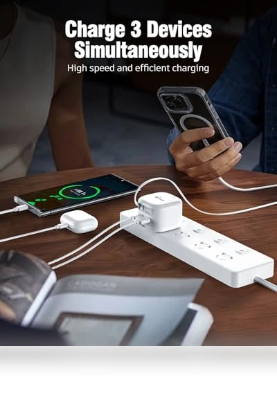 Retractable Wall Charger with Type C Cable — Chargers, Dongguan Hengyunda Technology Co.,LTD
