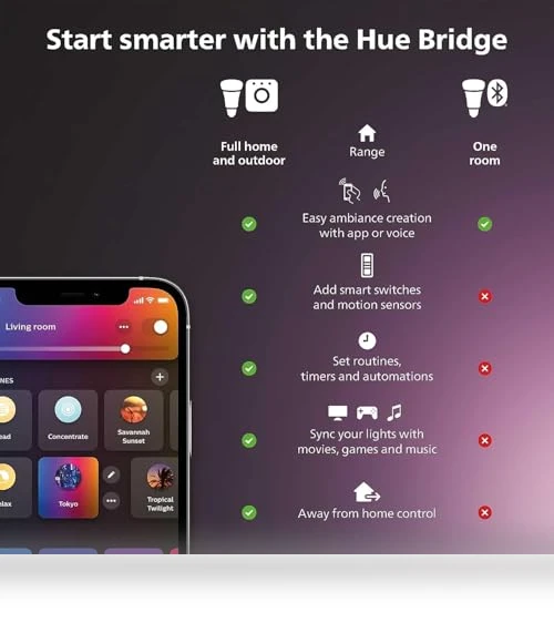 Smart 100W PAR38 LED Bulb - White and Color Ambiance Color-Changing Light — Lighting Solutions, Philips Hue