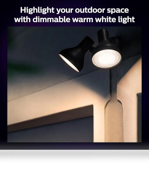 Smart 100W PAR38 LED Bulb - White and Color Ambiance Color-Changing Light — Lighting Solutions, Philips Hue