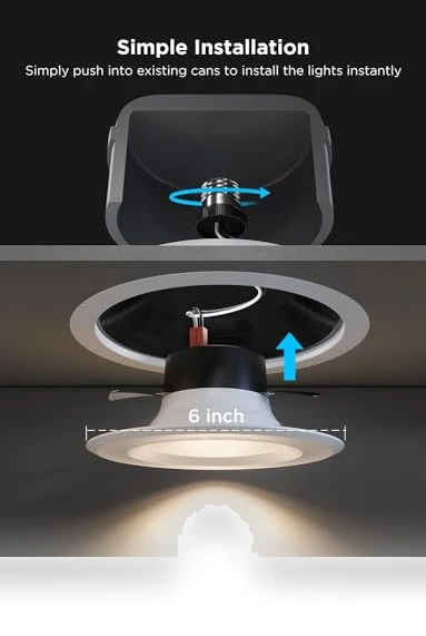 Smart Retrofit Recessed Lighting — LED, Govee