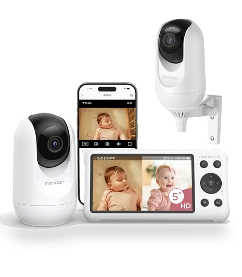 Smart WiFi Baby Monitor with 2 Cameras — Baby Monitors, Momcozy