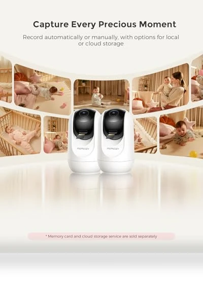 Smart WiFi Baby Monitor with 2 Cameras — Baby Monitors, Momcozy