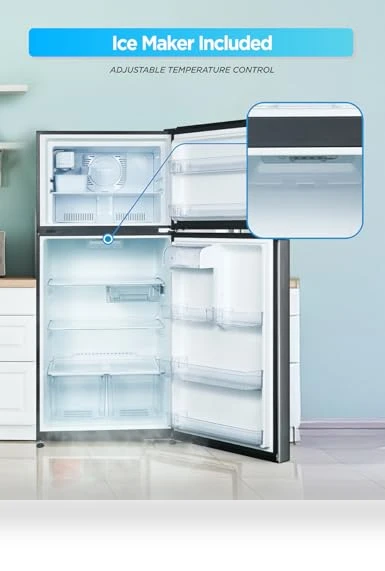 Top Mount Refrigerator with Ice Maker — Cooling Solutions, Commercial Cool