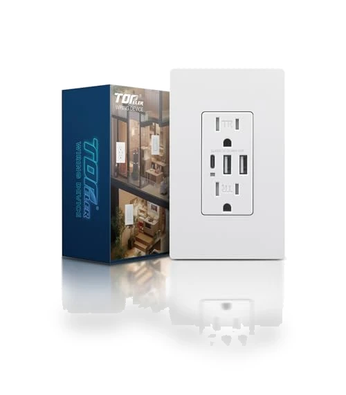 USB C Wall Outlet — Outlet Switches, TOPELER ELECTRIC INC