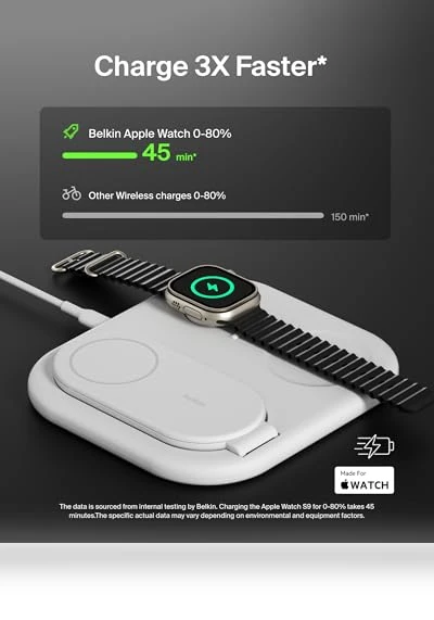 3-in-1 MagSafe-Compatible iPhone Charger — Chargers, Belkin