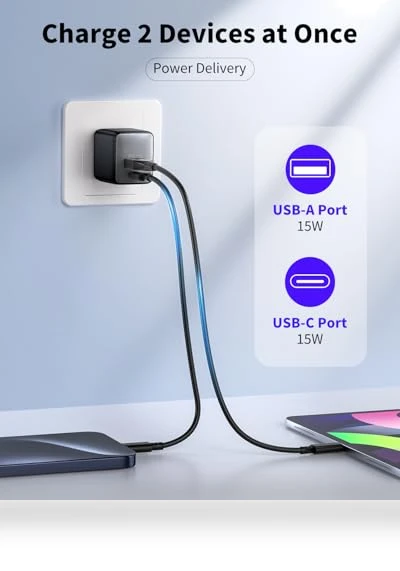 30W USB C Fast Charger Block — Chargers, wegear
