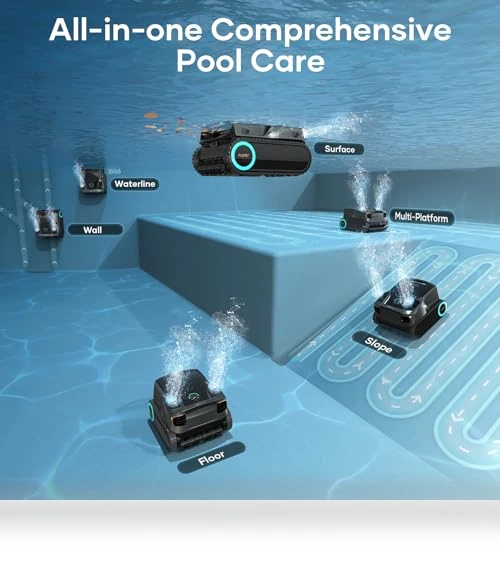 All-in-One Pool Cleaning Robot — Pool Cleaning Heads, AIPER