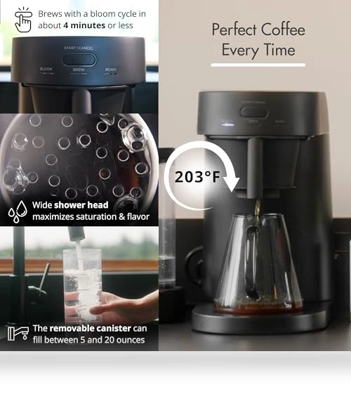Coffee Machine with Removable Water Tank — Coffee & Espresso Combos, Ratio