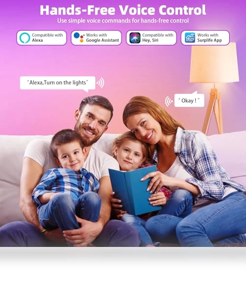 Color Changing Smart Light Bulbs — LED, Nowepai