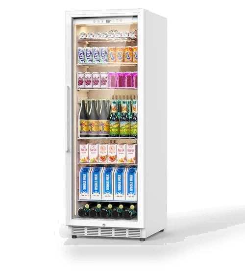 Commercial Display Refrigerator with Glass Door — Drink Coolers
