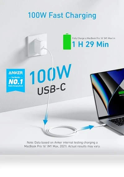 Compact and Foldable 100W USB C Charger — Chargers & Adapters, Anker
