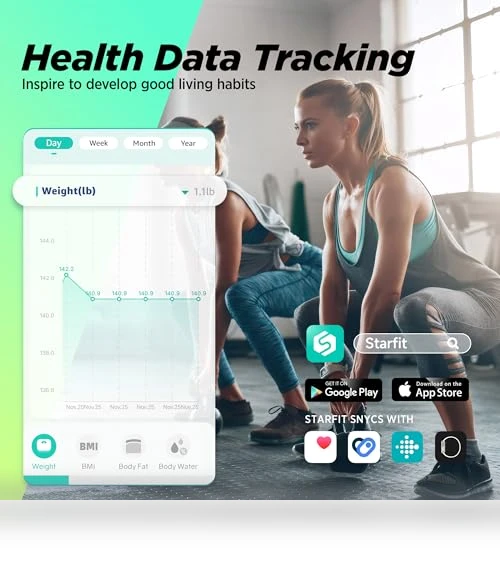 Digital Bathroom Scale for Body Weight and Composition — Weight Management Tools, runstar